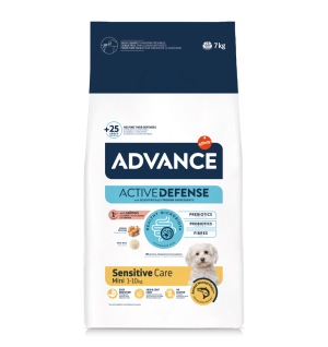 Advance Dog Mini Sensitive Somon & Orez, 7 kg
