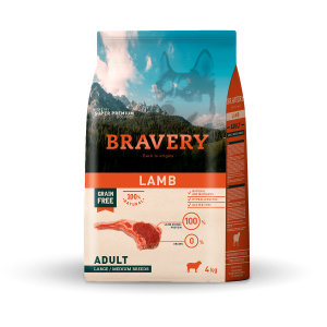 Hrana Uscata Caini, Bravery , Adult Medium large Miel, 4kg