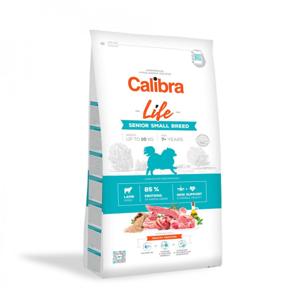 Hrana uscata caini, Calibra Dog Life Senior Small Breed Lamb 6 kg