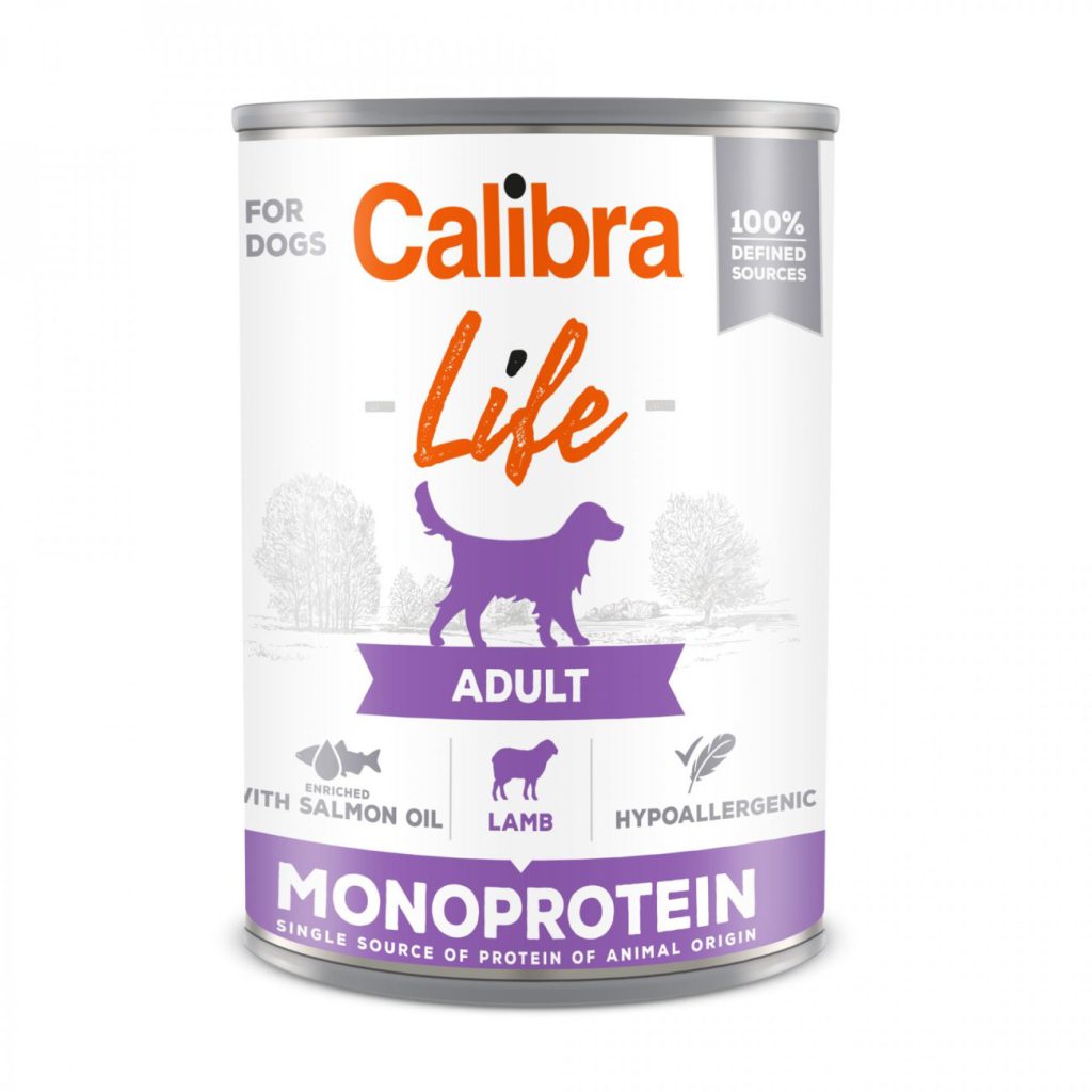 Hrana umeda caini, Calibra Dog Life Adult Lamb 400 g