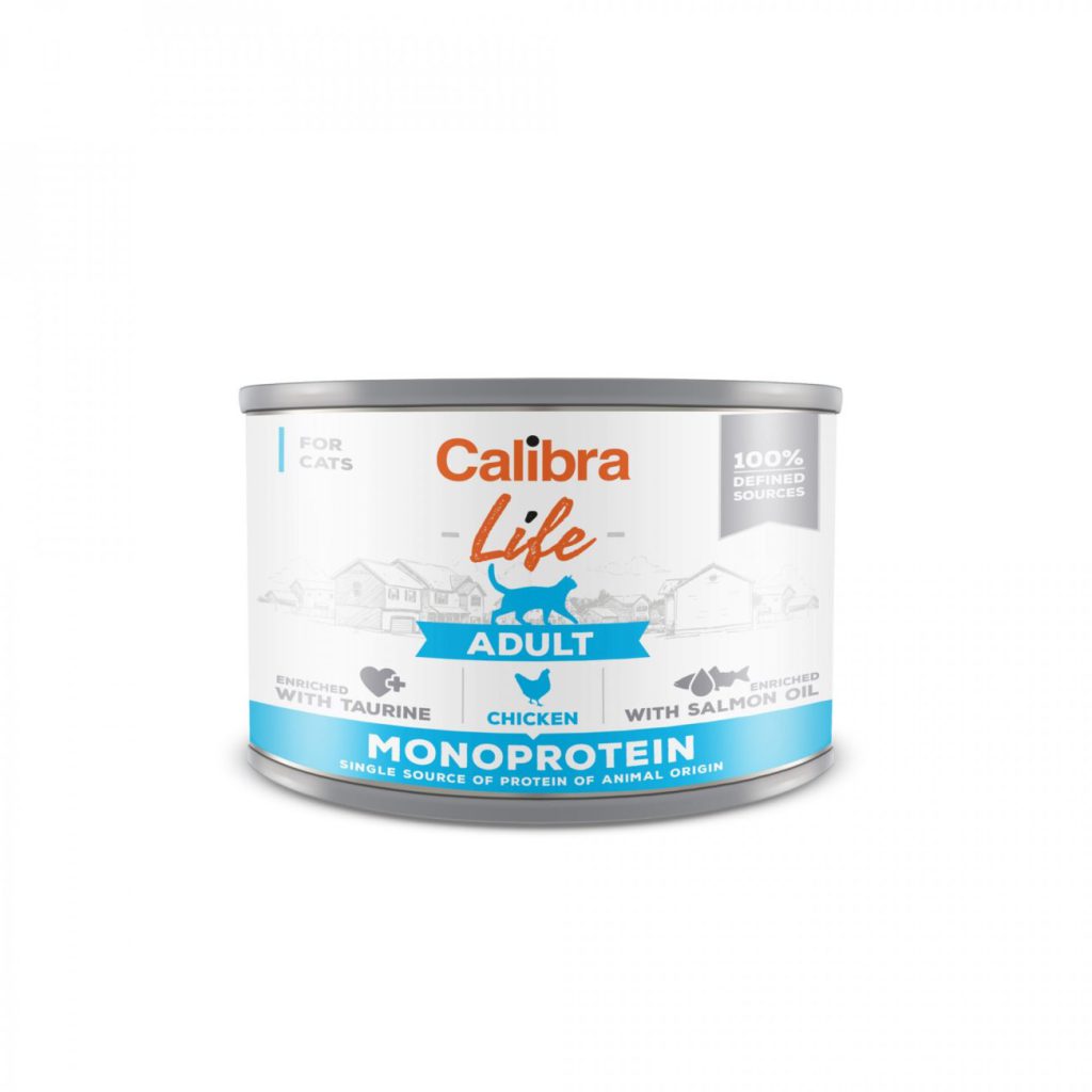Hrana umeda pisici, Calibra Cat Life Can Adult Chicken 200 g