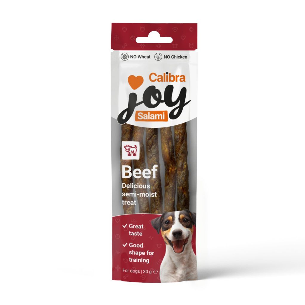 Recompense caini, Calibra Joy Dog Salami Beef 30 g