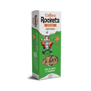 Calibra Rockets Sticks Small Rodents Nuts & Coconut 120 g