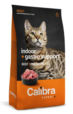 Hrana uscata pisici, Calibra Cat Expert+ Adult Indoor & Gastro Support 400 g