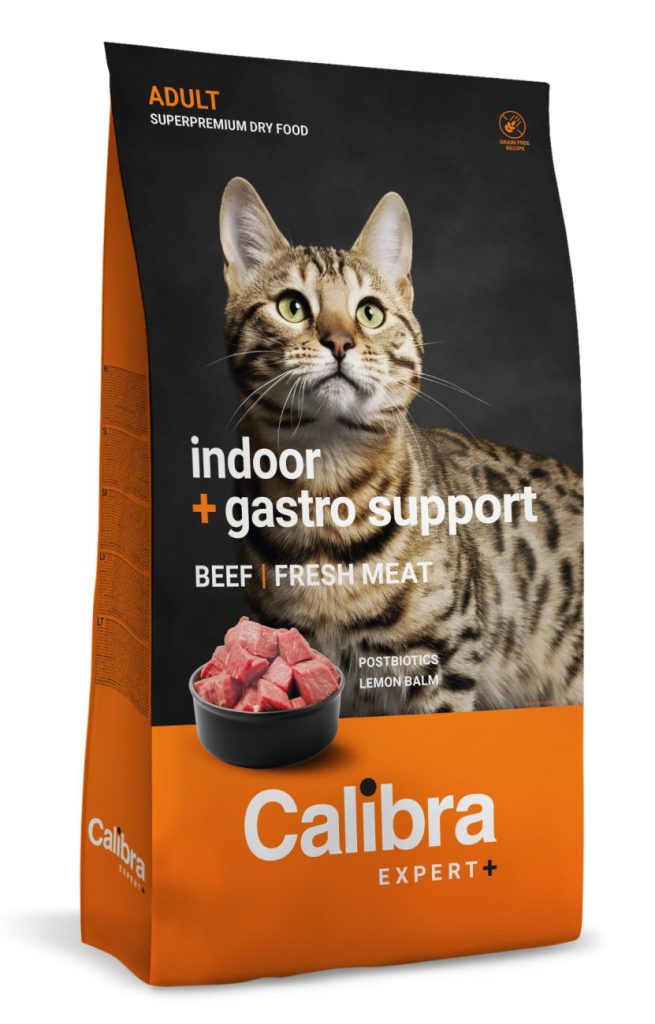 Hrana uscata pisici, Calibra Cat Expert+ Adult Indoor & Gastro Support 400 g