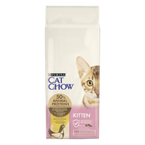 Cat Chow Kitten, hrana uscata pentru pisici junior - 15 kg