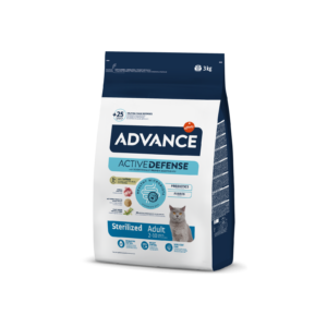 Advance Cat Adult Sterilised cu Curcan, 3 kg