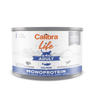Hrana umeda pisici, Calibra Cat Life Can Adult Salmon 200 g