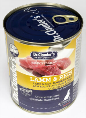 Dr. Clauder`s Selected Meat Miel si orez, 800 g