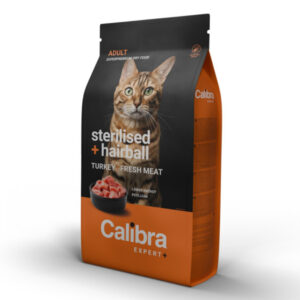 Hrana uscata pisici, Calibra Cat Expert+ Adult Sterilised & Hairball 400 g