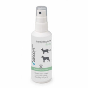 Sanocyn spray pentru igiena dentara la caini si pisici, 75ml