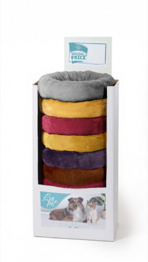 Leopet Culcus Fur Donut 50 x 15 cm
