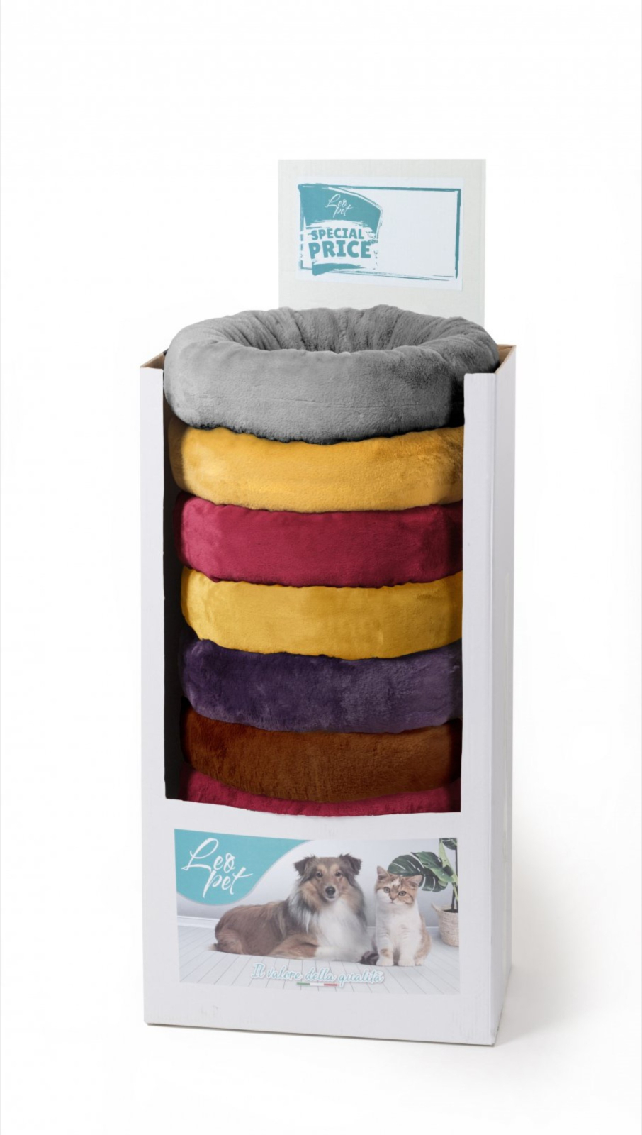 Leopet Culcus Fur Donut 50 x 15 cm
