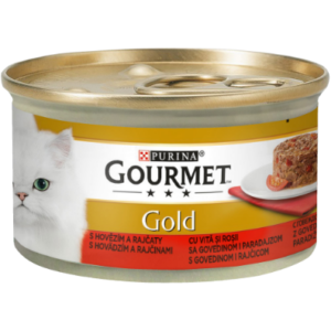 GOURMET GOLD SAVOURY CAKE CU VITĂ ȘI ROȘII, 85g