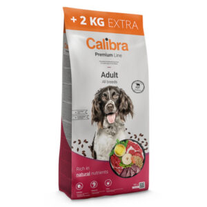 Hrana uscata caini, Calibra Dog Premium Line Adult Beef 12+2 kg