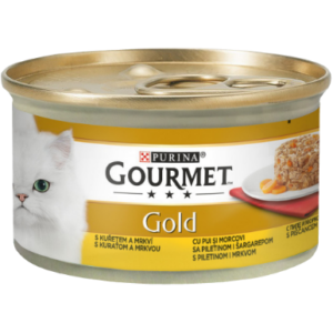 GOURMET GOLD SAVOURY CAKE CU PUI ȘI MORCOVI, 85g