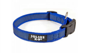Zgarda Julius K9 IDC Color & Gray - 39-65cm - Albastru