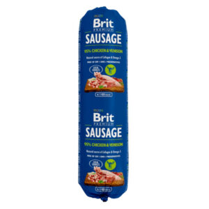 Salam pentru caini Brit cu Pui si Vanat 800 g