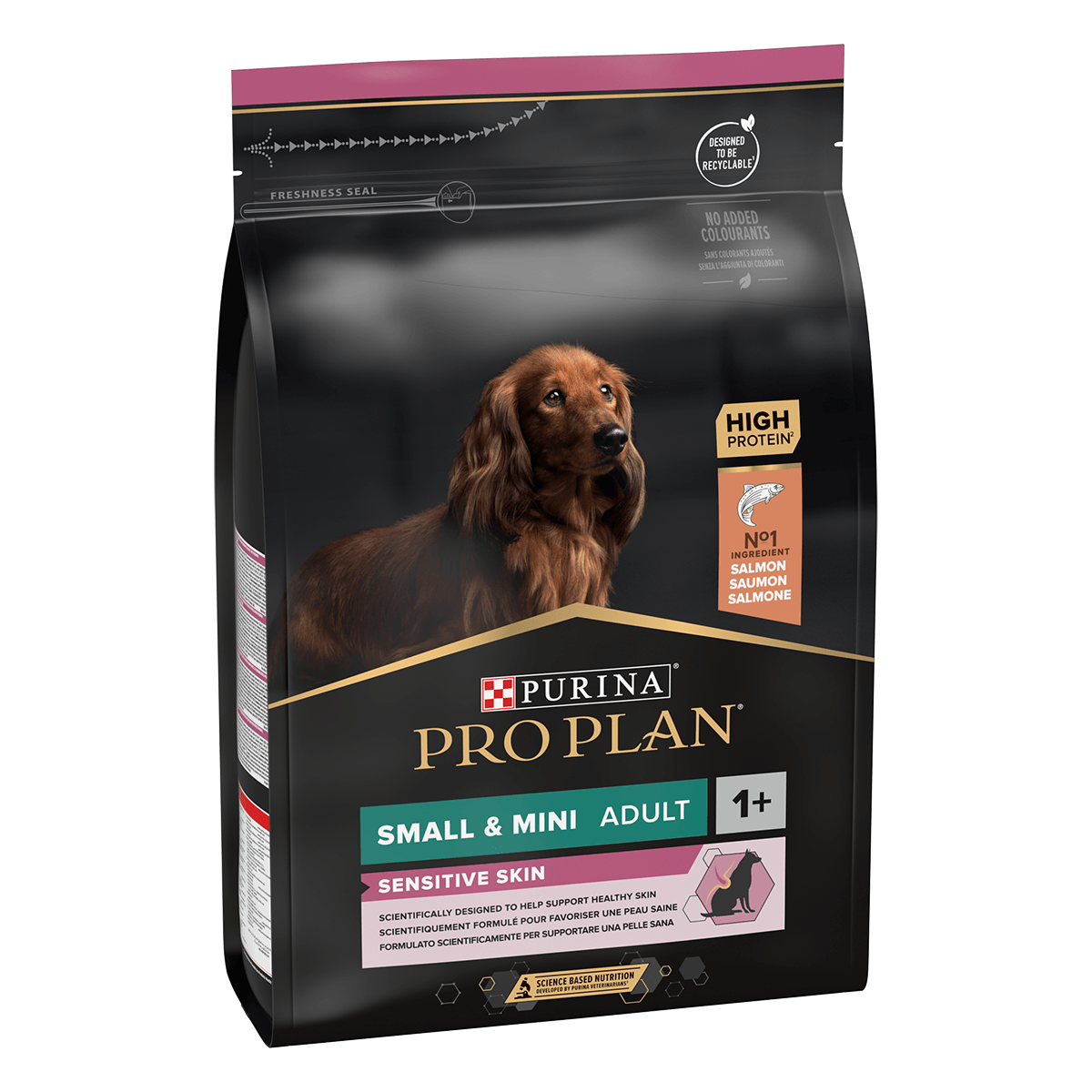 Pro Plan Optiderma Adult Small & Mini Sensitive Somon, 3 kg