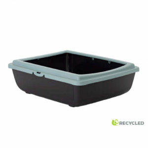 Litiera pentru pisici MPB Juliet ECO cu rama, 48x38x14h cm, Verde
