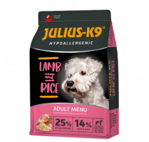Hrana uscata caini premium, hipoalergenica - Miel si Orez Julius K-9- 3kg