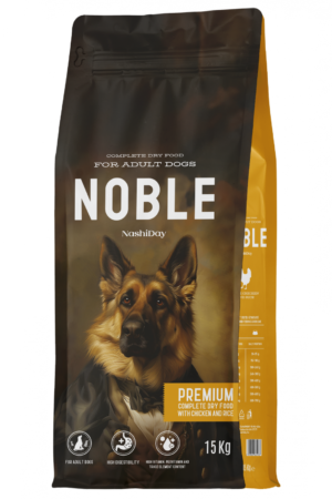 Hrana Uscata pentru Caini, Noble Premium, Pui si Orez, 15 kg