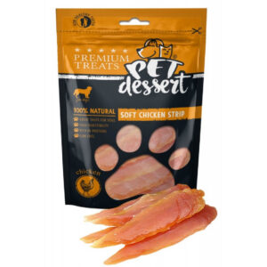Pet/'s Dessert Soft Chicken Strip, 80 g