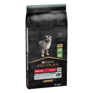 Pro Plan OptiDigest Medium Puppy Sensitive Digestion Lamb, 12 kg