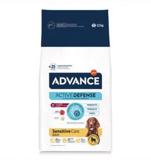 Advance Dog Adult Sensitive Miel si Orez, 12 kg