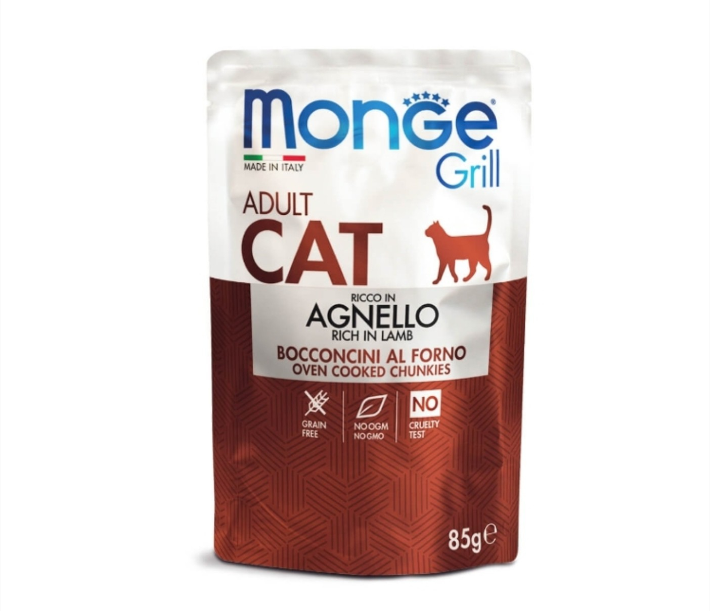 Monge Grill Chunkies Cat - Hrana umeda pisici super-premium - Miel - 85g