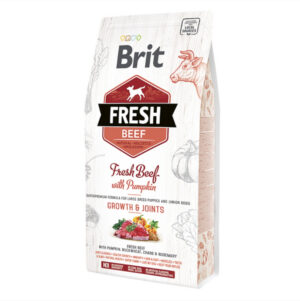 Hrana uscata caini, Brit Fresh Beef and Pumpkin Puppy Large 12 kg