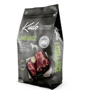 Kudo Adult Mini Sensitive - Hrana uscata caini, presata la rece - Miel si Orez - 12kg