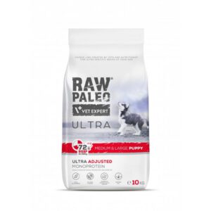 Hrana uscata, Raw Paleo Ultra Beef Medium & Large Puppy 10kg