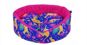 Pat caine - CAZO Exotic Pink Blue - 50x46cm