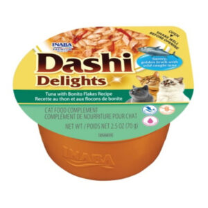 Ciao Dashi Delights pentru pisici cu Ton si Fulgi de Bonito 70 g