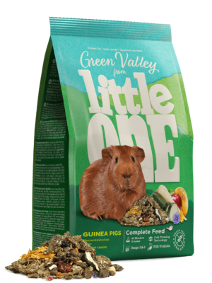Hrană LITTLE ONE GREEN VALLEY pentru porcușori de Guinea, 750g