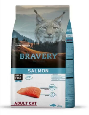 Hrana Uscata Pisici, Bravery , Adult Somon, 2 kg