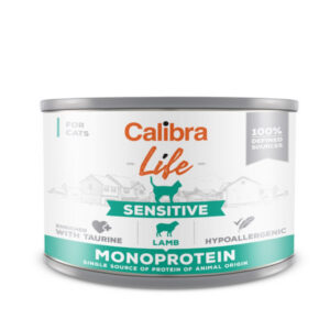 Hrana umeda pisici, Calibra Cat Life Can Sensitive Lamb 200 g