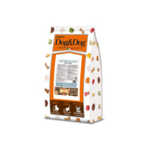 Recompense delicioase, Biscuiti pentru caini Dog & Dog Expert Multibisco, talie mare, 15kg