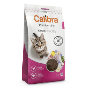 Hrana uscata pisici, Calibra Cat Premium Line Kitten Poultry 2 kg